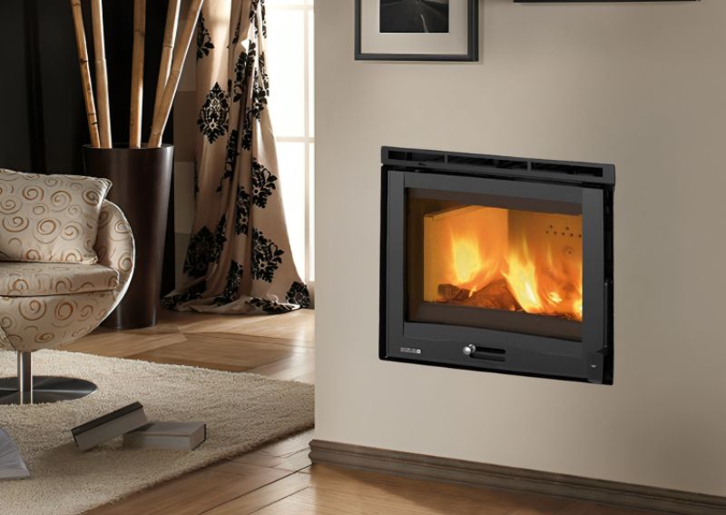 Italian wood burning fireplace